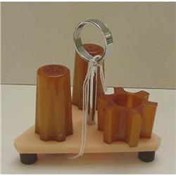 Bakelite and Lucite Cruet Set #1619037