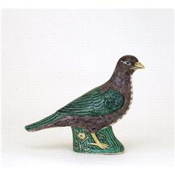 Old Chinese Export Famille Verte Porcelain Bird#1619206