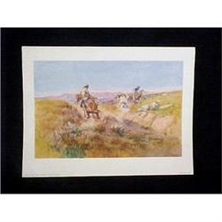 Charles Russell Watercolors Old West Prints #1619253