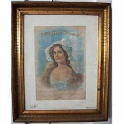 Print Ivory  Soap Girl Framed Original Glass #1619261