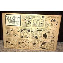 SIGNED ORIGINAL COMIC ART FOR SUNDAY FUNNIES #1619296