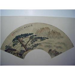 fine Chinese Fan Painting #1619307