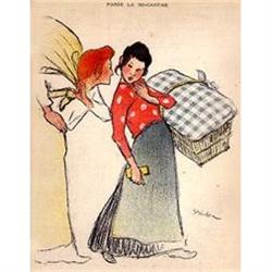 Original Steinlen Lithograph,Passe La #1619442