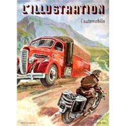 Original Ham  Lithograph, L'Automobile with #1619455