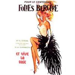 Original Folies Bergere poster, ca 1960s #1619464