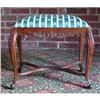 Image 1 : VICTORIAN WALNUT FRENCH PIANO BENCH STOOL #1619504