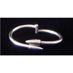 Mexican Sterling Hinged Bracelet #1619569