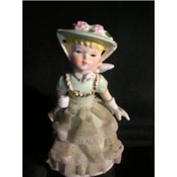 ANTIQUE JAPANESE PORCELAIN  FASHION DOLL #1619590