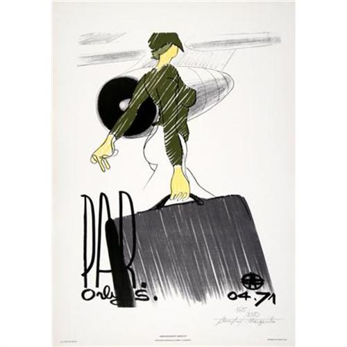 Vintage Poster by MARGARITIS 1971 #6558 #1637644