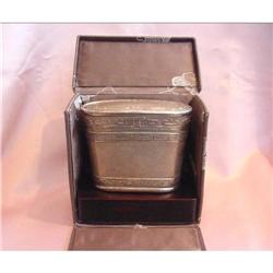 Heavy Sterling Tea Caddy with Box #1641335