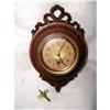 Image 1 : French Walnut Clock Hand Carved C.1850 #1641377