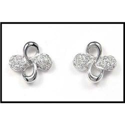 PLATINUM EARRINGS WITH 28 DIAMONDS(price was #1641446