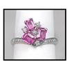 Image 1 : FRENCH DESIGNER PINK SAPPHIRE-DIAMOND 18K #1641452