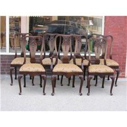 Dutch Oak Dining Chairs #1641486