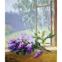  Branch of a Lilac  - Russian traditions school#1641494