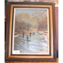 Original Oil on Canvas Landscape Fine Art #1641514