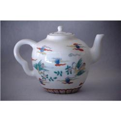 Chinese  Dou--Cai  Porcelain  Teapot #1641527