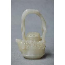 Well  Carved  Jade  Teapot #1641560