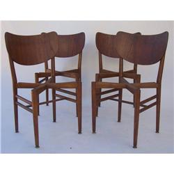 Set of 4 Nils & Eva Koppel chairs (danish #1641605