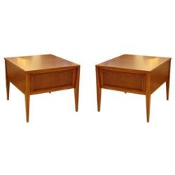 pair V. Kagan style nightstands/end #1641610
