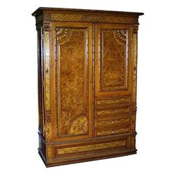 AESTHETIC MOVEMENT INLAY ARMOIRE c.1900 F019 #1641629