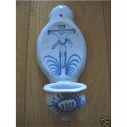 17th Century Delft Holy Water Plaque RARE #1641708