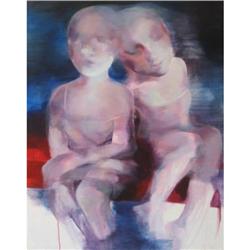 Reclusive Girls, 40x32", original oil painting #1641714