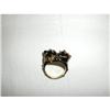 Image 1 : Hidalgo 18K YG Yellow Gold Enamel Cats Ring #1641868