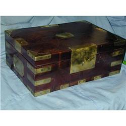 NAVAL  DRESSING BOX SILVER BOXES ARMORIAL #1642078