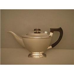 Teapot  Art-deco Sterling Silver England #1653407