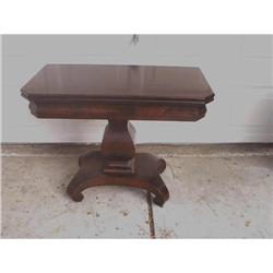 Mahogany Game Table #1653429