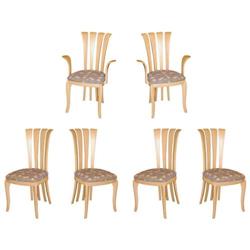 Set 6 A. Sibau Dining Chairs-post modern #1653601