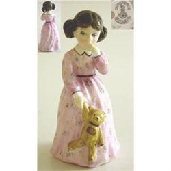 Royal Doulton - Girl Holding A Teddy Bear. #1653793