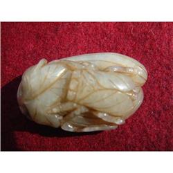 Antique Chinese white jade carving  #1653963