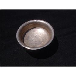 19th. century Tibetan silver and wood butter #1654006