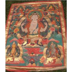 19th. century Tibetan tangka featuring #1654018