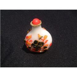 4 colors cameo Peking glass snuff bottle #1654019