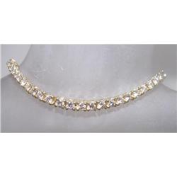 Estate 3.5ct Diamond Solitaires Tennis Bracelet#1654164