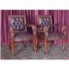 Image 1 : PR ANTIQUE LIBRARY HORSE MOTIF ACCENT CHAIRS #1654299