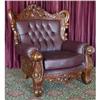 Image 1 : LEATHER VICTORIAN LAWYER LIBRARY CLUB CHAIR #1654324