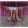 Image 1 : RARE DOLPHIN FISH RELIEF VICTORIAN ACCENT TABLE#1654336