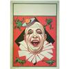 Image 1 : ORIGINAL 1920s CIRCUS POSTER W/ CLOWN ON RED #1654393