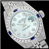 Image 1 : Rolex Ladies Stainless Steel, Diam Dial & Diam/Sapphire Bezel, Sapphire Crystal