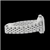 Image 4 : Rolex Men's Stainless Steel, QuickSet, Diamond Dial & Diamond Bezel