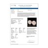 Image 4 : 2.61 ctw VS/SI Diamond Solitaire Art Deco Stud Earrings 18k Rose Gold - REF-381W8H