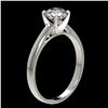 Image 3 : 1.07 ctw Certified Quality Diamond Engagment Ring 10k White Gold - REF-139G2W
