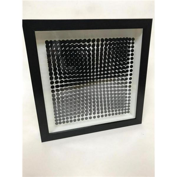 Victor Vasarely- 3D Wall Sculpture/object "Cinetiques"