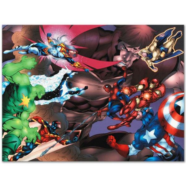 Marvel Comics  New Thunderbolts #13  Numbered Limited Edition Giclee on Canvas by Tom Grummett with 