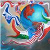 Image 2 : Jim Warren, "Come Together" Hand Signed, Artist Embellished AP Limited Edition Giclee on Canvas with