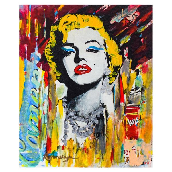 Nastya Rovenskaya- Mixed Media  Marilyn Monroe II 